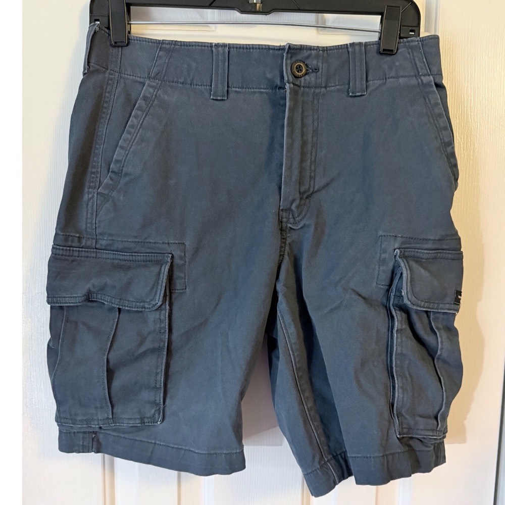 Lee Cargo Shorts Mens 31 blue performance Series Utility Pocket